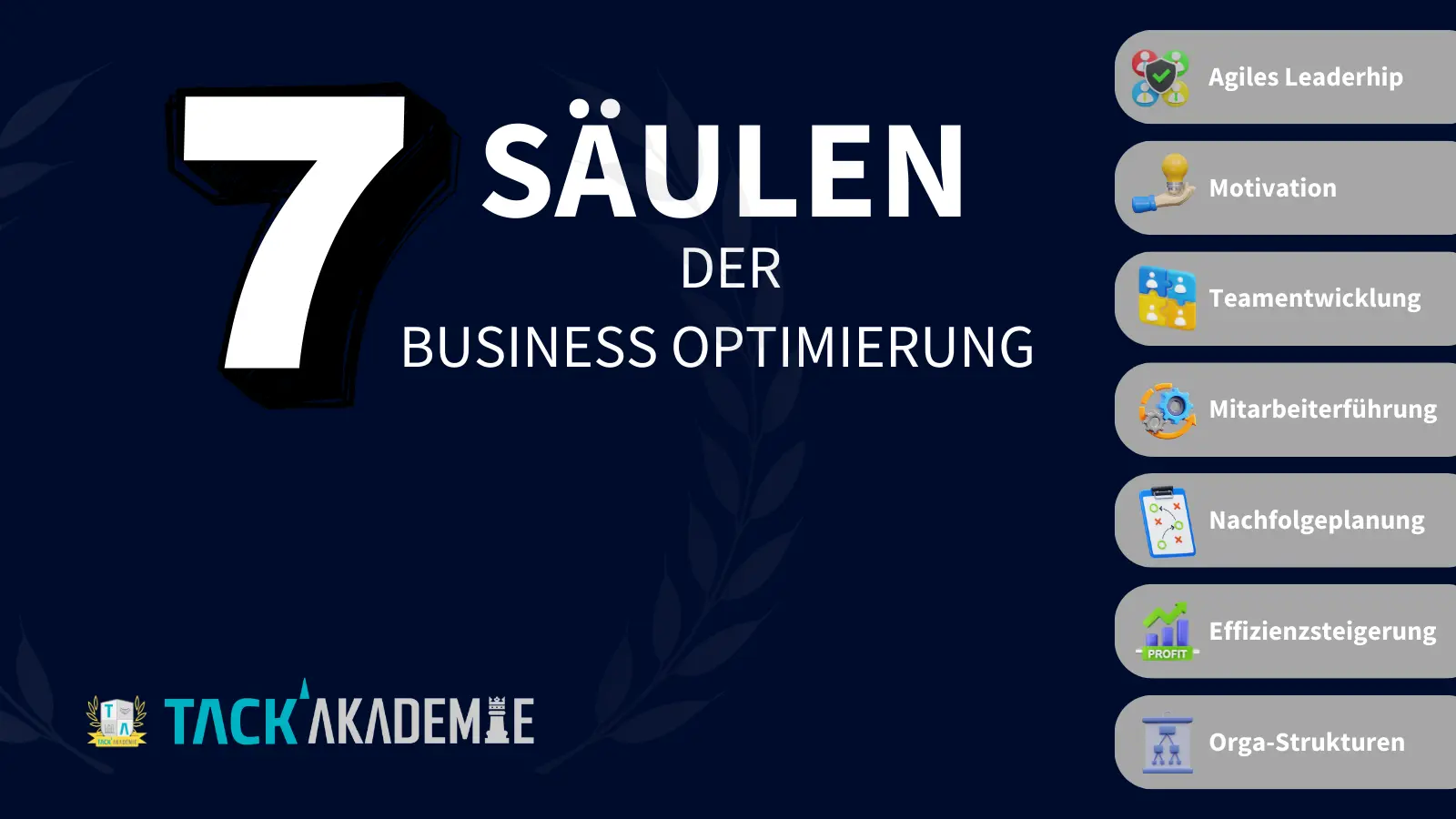 7 Säulen der Business-Optimierung